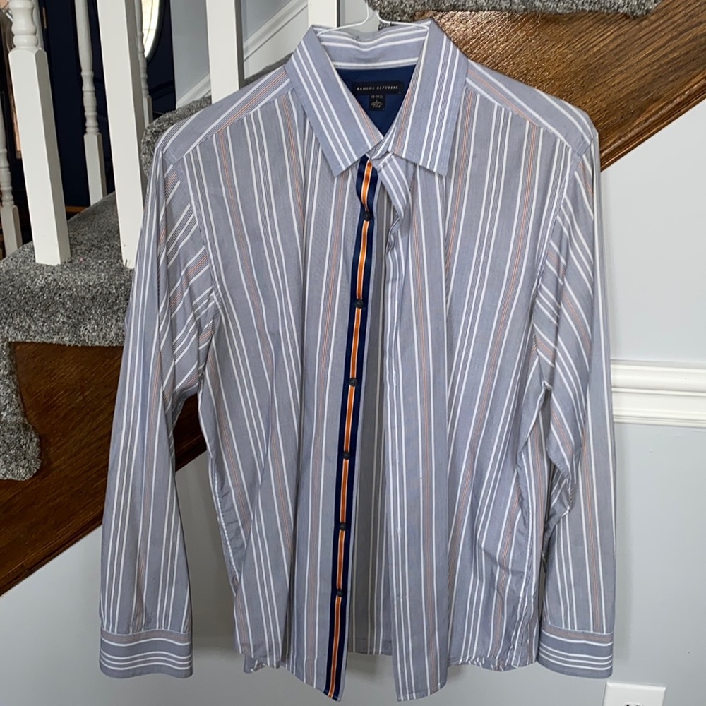 Banana Republic Men’s Dress Shirt Size L (16-16 1/2)